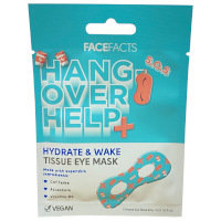 Face Facts Hang-Over Help+ Hydrate & Wake Tissue Eye Mask - 8ml (8068) (28068-150) FF. A/28