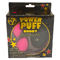 W7 Power Puff Buddy Beauty Sponge & Case Set (6pcs) (2669) (£3.08/each) D/6