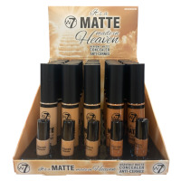 W7 Matte Made In Heaven Matte Concealer - Medium/Dark (25pcs) (MMHCMD) (7978) (£1.52/each) A/114