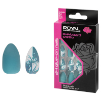 Royal 24 Glue-On Nail Tips - Overboard Stiletto (6pcs) (NNAI348) (£1.25/each) ROYAL N/15