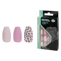 Royal 24 Glue-On Nails - Wildside Coffin (6pcs) (NNAI386) (£1.37/each) Royal.F/19