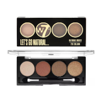 W7 Let's Go Quad Eye Colour - Let's Go Natural (7131) A/20