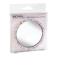 Royal 12x Magnify Mirror with Suction Cups (6pcs) (OACC235) (£1.00/each) Royal.D/2