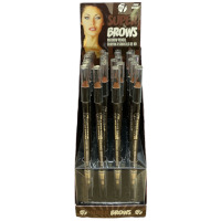 W7 Super Brows HD Eyebrow Pencil - Dark Brown (24pcs) (SUBPDB) (0312) (£0.79/each) D/22