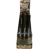 W7 Twist & Shape 2in1 Brow Pencil and Comb - Dark Brown (24pcs) (TSPDB) (£1.16/each) (0282) D/23