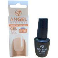 W7 Angel Manicure Gel 2 in 1 Base & Top Coat - 15ml (3600) A/86