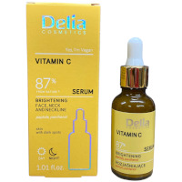 Delia Vitamin C Brightening Face, Neck & Neckline Serum - 30ml (1636) C/29