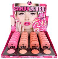 W7 Candy Blush (24pcs) (CANDY) (7618) (£1.06/each) C/64