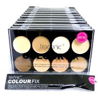 Technic Colour Fix Cream Foundation Contour Palette (12pcs) (25505) (£1.62/each) F/12