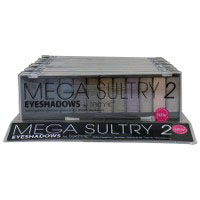 Technic Mega Sultry 2 Eyeshadows (12pcs) (25520) B 88 (£0.96/each)