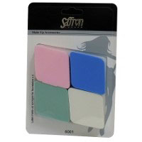 Saffron 4pcs Latex Make-Up Sponges (3466) D/3