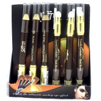 Saffron Smooth Eyeshader (24pcs) Dark Brown (7655) (£0.63/each A/6