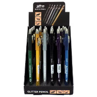 Saffron London Glitter Pencil (36pcs) Assorted (£0.48/each) A/6a