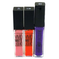 Maybelline Vivid Matte Liquid Lip Gloss (12pcs) (Assorted) (£1.00/each) R52 