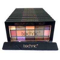 Technic 15 Eyeshadows Palette - Peanut Butter & Jelly (12pcs) (28531) (£1.84/each) E/16