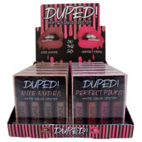 W7 Duped! Matte Liquid Lipsticks (12pcs) (DUPED) (£2.38/each) (4254) C/1