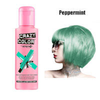 Crazy Color Semi Permanent Hair Color Cream 100ml - Peppermint (4pcs) (£2.29/each) CC21