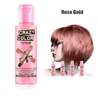 Crazy Color Semi Permanent Hair Color Cream 100ml - Rose Gold (4pcs) (£2.29/each) CC20