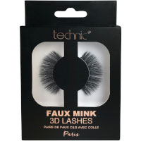 Technic Faux Mink 3D Lashes - Paris (6pcs) (£1.48/each) (29539) D7