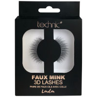 Technic Faux Mink 3D Lashes - London (6pcs) (£1.48/each) (29537) D5