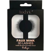 Technic Faux Mink 3D Lashes - Tokyo (6pcs) (£1.48/each) (29538) D6