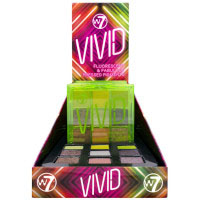 W7 Vivid Pressed Pigment Palette - Glowin' Green (8pcs) (VVPGG) (£1.78/each) (5589) C/89