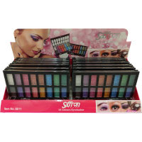 Saffron 16 Colours Eyeshadow (12pcs) (6011) (£1.56/each) D/17