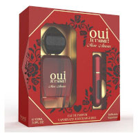 oui Je T'AIME! Mon Amour Gift Set (Ladies 100ml EDP + Refillable Vaporizer) Linn Young (FRLYS078) (0578)