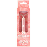 W7 Vibrating Rose Quartz Face Roller (6949) (VRQFR) C/112