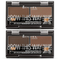 Rimmel Brow This Way Brow Sculpting Kit - 2.4g (Options)