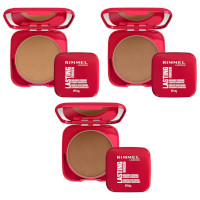 Rimmel Lasting Finish Coverage Powder Foundation - 10g (Options) DARK SHADES