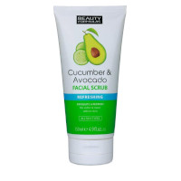 Beauty Formulas Cucumber & Avocado Facial Scrub - 150ml (88305) (9973) BF 52