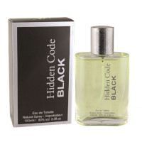 Hidden Code Black (Mens 100ml EDT) Fine Perfumery (0757) (FP8075) B/27