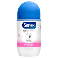 Sanex pH Balance Dermo 24h Invisible Anti-Perspirant Roll On - 50ml (6pcs) (£0.99/each) (2869)