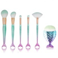 Lilyz Mermaid Makeup Brushes (6pcs) (Rainbow) LILYZ/65a