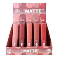 W7 Lipmatter Soft Matte Lipstick (30pcs) (LIPM) (3700) (£1.48/each) B/62E