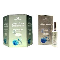 White Musk Roll On Perfume Oil - 6ml (6pcs) Al-Rehab (£1.60/each) (0706) (OPP/SAFFRON)