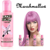 Crazy Color Semi Permanent Hair Color Cream 100ml - Marshmallow (4pcs) (£2.29/each) CC26