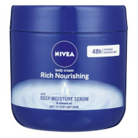 Nivea Rich Nourishing 48H Body Cream - 400ml (6pcs) (£3.08/each) (0570)