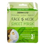 Dermav10 Aloe Vera Chamomile Face & Neck Sheet Mask (PC0387), Dove A/8