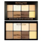 Revolution Ultra Pro HD Cream Contour Palette - Fair (0423) Palette.D/8