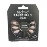 Technic False Nails - Stiletto, Painted Abstract (6pcs) (£1.48/each) (20133) T/Nail-17