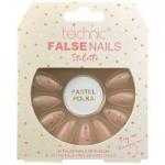 Technic False Nails - Stiletto Pastel Polka (6pcs) (21154) (£1.54/each) T-NAILS 25