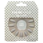 Technic False Nails - Squareletto Cool Grey (6pcs) (21159) (£1.53/each) T/NAIL-29