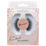 Technic Luxe Faux Mink 3D Lashes - Minnie (6pcs) (21523) (£1.48/each) C/64