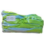 Euro Bijoux Reversible Stretch Headbands - Sky Blue & Green (12pcs) (£0.63/each) (NO.2221) HA.A/4