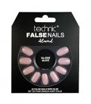 Technic False Nails - Almond, Gloss Nude (6pcs) (29128) (£1.08/each) T/Nail-1