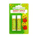 Face Facts Joypixels 2pcs Sweet Apple Scented Lip Balm - 2 x 4.25g (3345) (33345-150) FF/127a