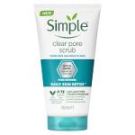 Simple Daily Skin Detox Clear Pore Scrub - 150ml (6pcs) (£2.54/each) (8169), Dove C/5