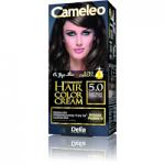 Delia Cameleo Permanent Hair Color Cream Kit with Omega+ - 5.0 Light Brown (0018) D/08